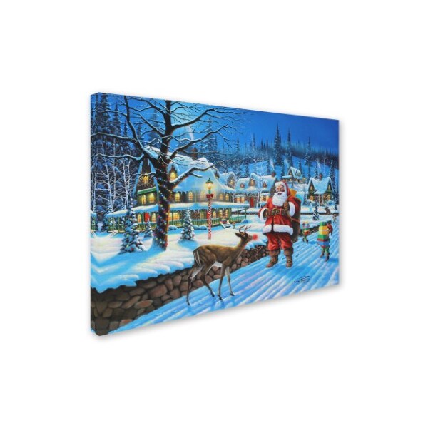 Geno Peoples 'Wont Give You My Sleigh' Canvas Art,24x32